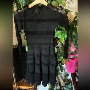 Zum Zum by Niki Livas Black Sparkle Dress